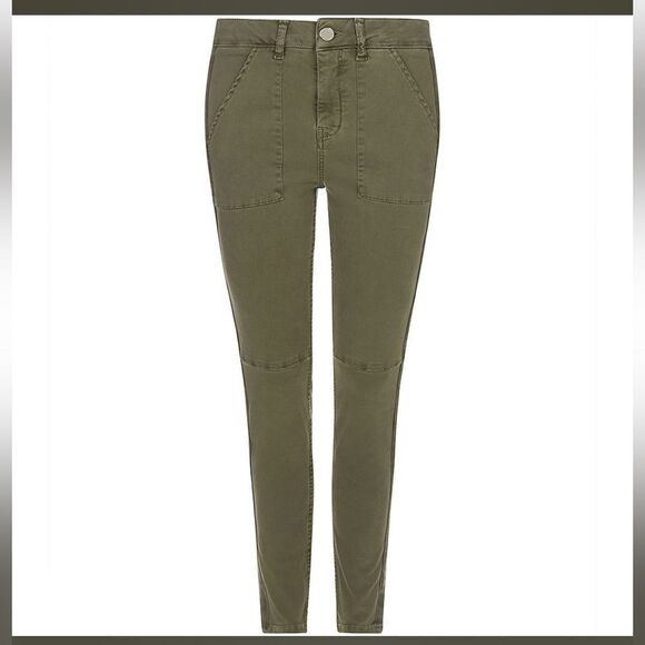Ted Baker Combate Combat Skinny Jeans in Olive Sz 26 - Picture 1 of 14